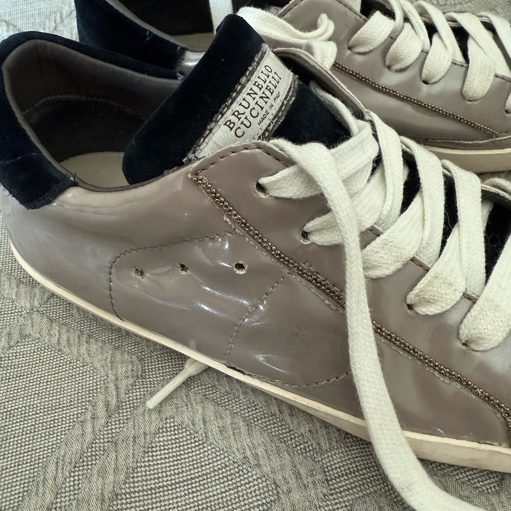 Brunello Cucinelli Women's Taupe Sneakers
